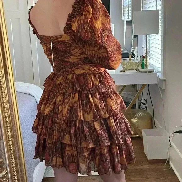 Ulla Johnson Naiya Dress in Ember - Tiered Mini Dress - Size 2 - NWT! - Picture 10 of 11